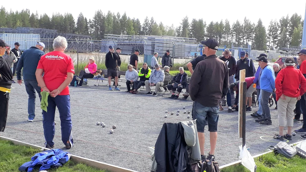 DM-tävlingen i Boule är i full gång. 