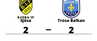 Äntligen poäng för Sjösa mot Trosa Balkan