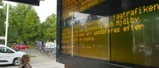 Problem i tågtrafiken – kan pågå till onsdag morgon