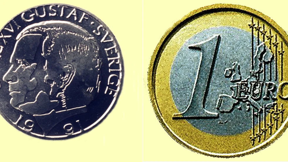 Den svaga kronan kan göra att inflationen inte faller som önskat. Arkivbild.