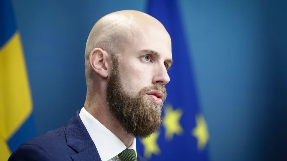 Carl-Oskar Bohlin (M), minister för civilt försvar. Arkivbild.