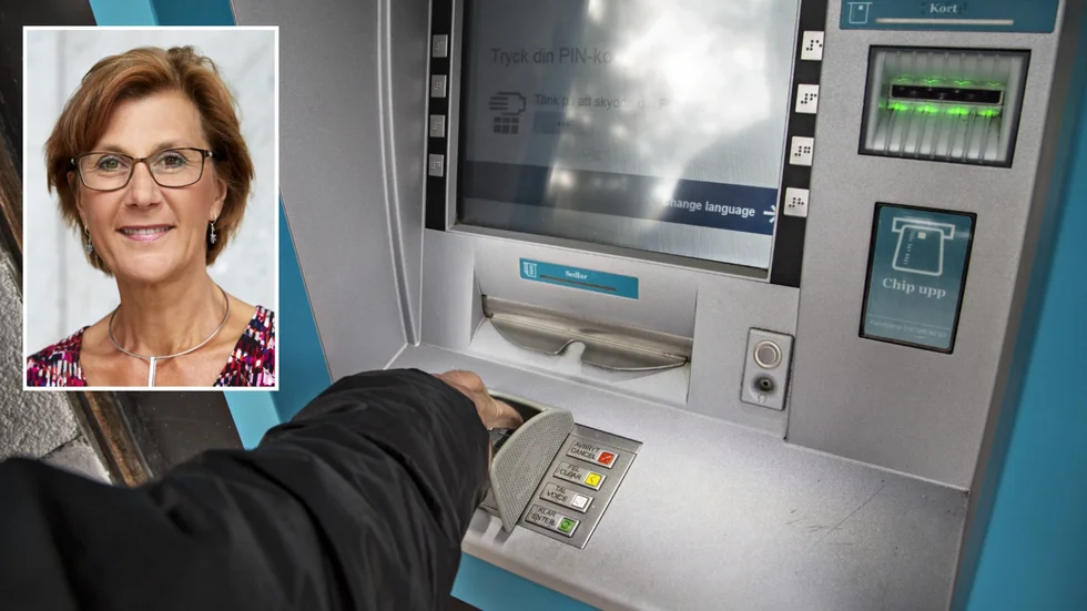 Nina Wenning, vd för Bankomat AB, tycker att staten måste ta ansvar för kontanthantering. 