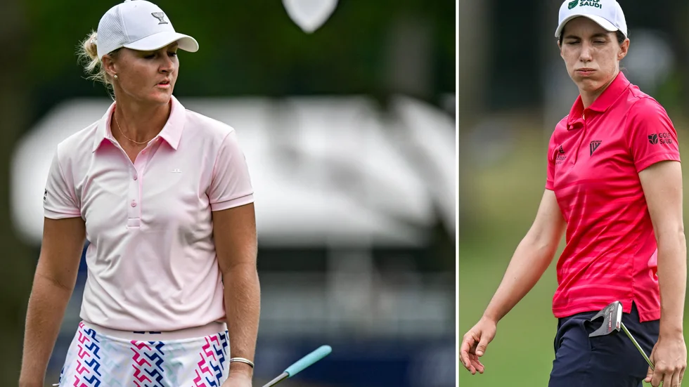 Anna Nordqvist, från Eskilstuna, gick i samma boll som spanska stjärnan Carlota Ciganda när denne diskades för långsamt spel i Evian Championship nyligen.