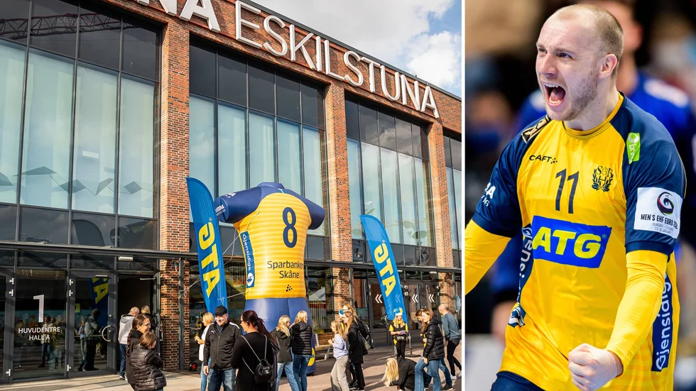 Daniel Pettersson och det svenska herrlandslaget möter Ukraina i en landskamp i Eskilstuna.