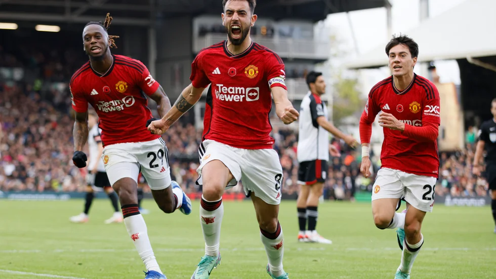 Bruno Fernandes frälste United med ett sent mål.