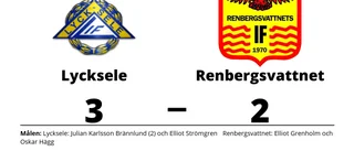 Lycksele bröt Renbergsvattnet segersvit