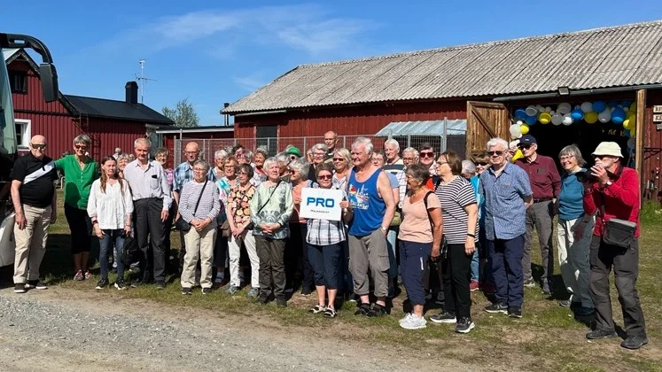 PRO Malmberget på bussresa.