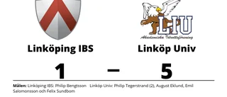 Philip Tegerstrand i målform när Linköp Univ vann