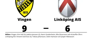 Linköping AIS besegrade på bortaplan av Vingen