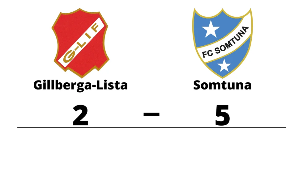 Gillberga-Lista IF förlorade mot FC Somtuna U