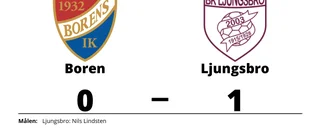 Nils Lindsten blev matchhjälte för Ljungsbro borta mot Boren