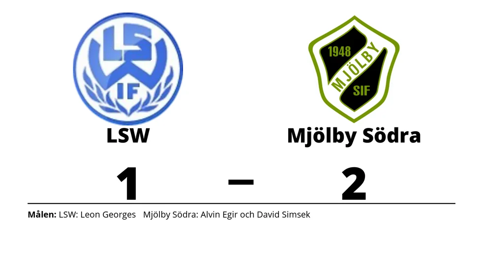 LSW IF förlorade mot Mjölby Södra IF