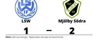 Mjölby Södra avgjorde i andra halvlek mot LSW