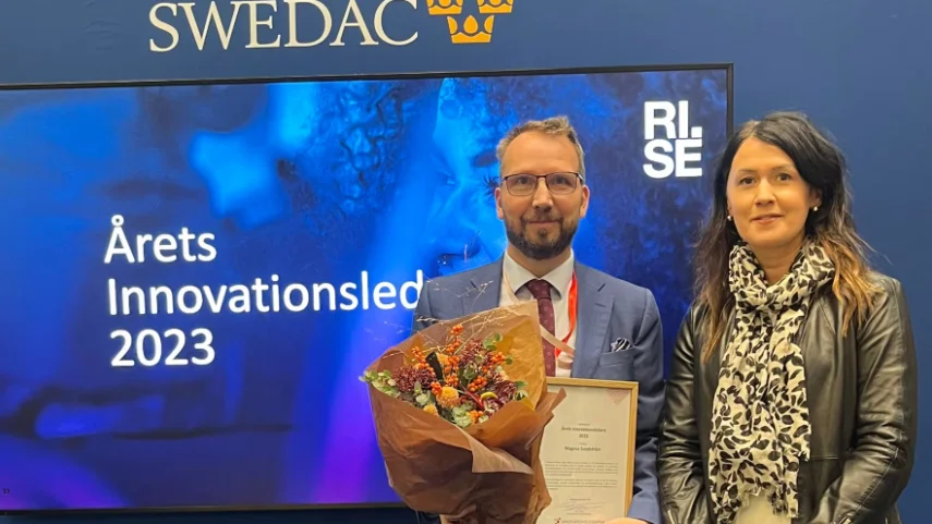 Ida lindh, Skellefteå kommun, uppmärksammades som en av de de tre nominerade till Årets innovationsledare vid Kvalitetsmässan i Göteborg. Magnus Sundström, Sjöfartsverket, utsågs till Årets Innovationsledare 2023.