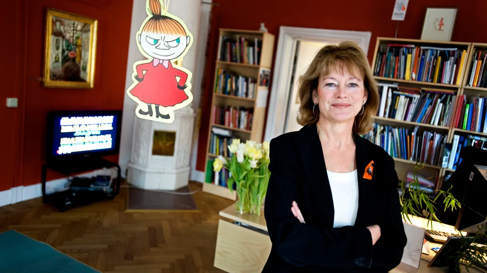 
Här ser vi en bild på Lena Adelsohn Liljeroth från 2010 då hon hade varit kulturminister i fyra år och hade fyra år kvar i uppdraget. 
