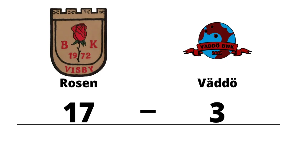 BK Rosen vann mot Väddö BwK