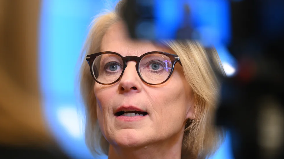 Finansminister Elisabeth Svantesson (M). Arkivbild.