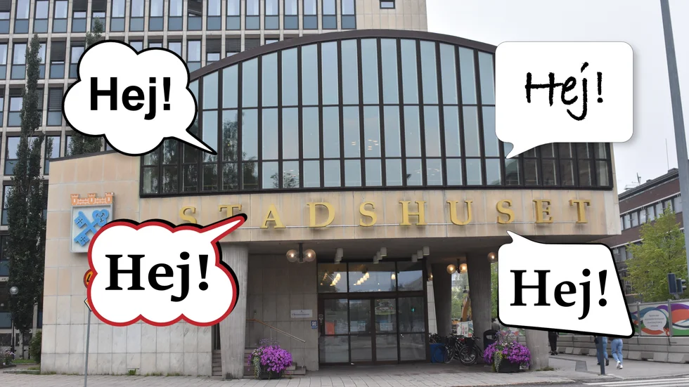 Luleå kommuns kampanj för att säga hej är inte så lite slösaktig.