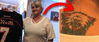 Rose-Marie, 82: Därför tatuerade jag in LHC-lejonet i nacken