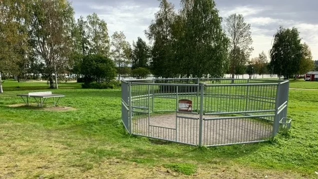 Varför inte nyttja fotbollsburen på Norrstrand till hundrastgård? Vad jag sett så nyttjas inte detta monument/bur särskilt mycket, skriver signaturen "Observant motionär".