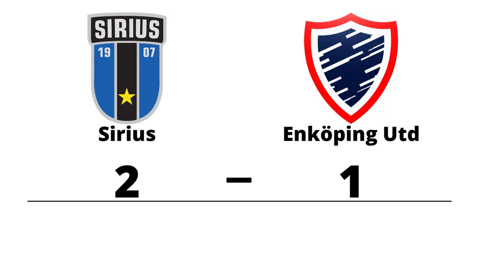 IK Sirius FK Dam vann mot Enköping United FK Dam