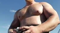 Han är ingen liten kille, Magnus Samuelsson. Han är två meter lång och väger kring 150 kilo och nu är han Sveriges starkaste man för sjunde gången. Foto: ANDERS STEINER