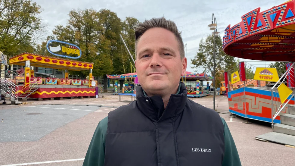 Peter Bergström, ägare av Bergströms tivoli.