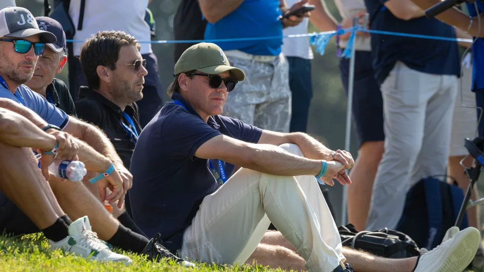 Prins Daniel på plats för att se Europa vinna över USA i Ryder Cup.