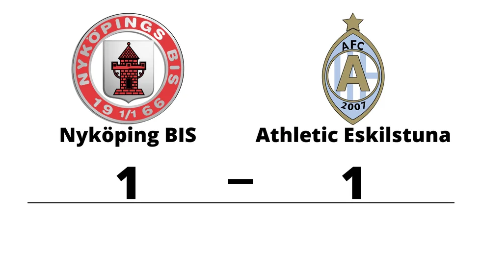 Nyköpings BIS spelade lika mot Athletic FC Eskilstuna