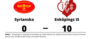 Enköpings IS utklassade Syrianska på bortaplan