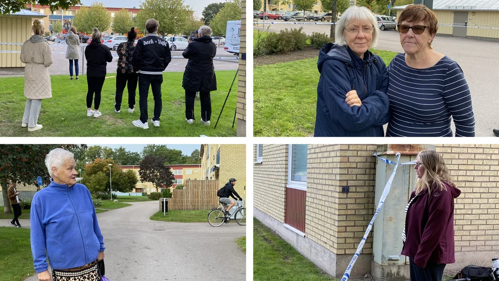 Grannar och vittnen berättar om sina upplevelser i samband med och efter explosionen.