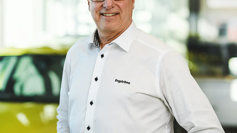 Göran Lövefors, säljare, Engströms i Västervik.