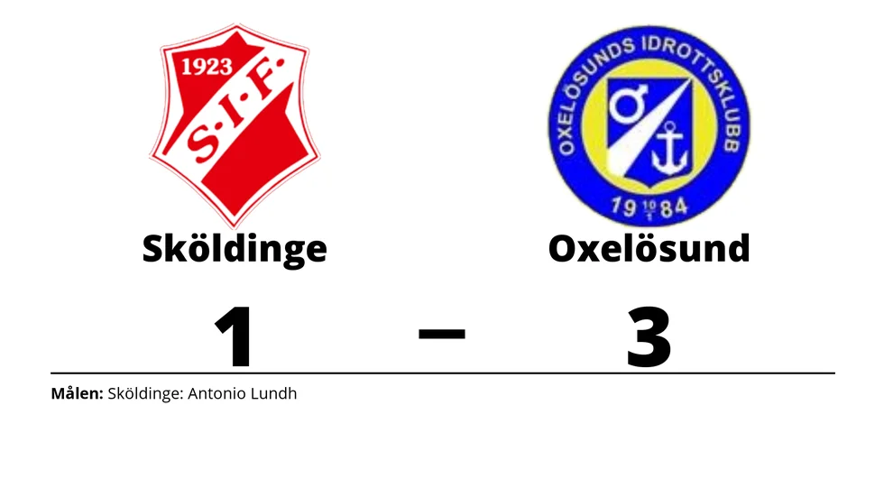 Sköldinge IF förlorade mot Oxelösunds IK