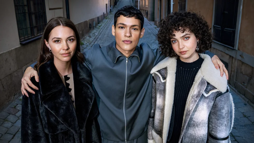 Amanda Lindh, Omar Rudberg och Wilma Lidén är alla med i skräckfilmen "Karusell".