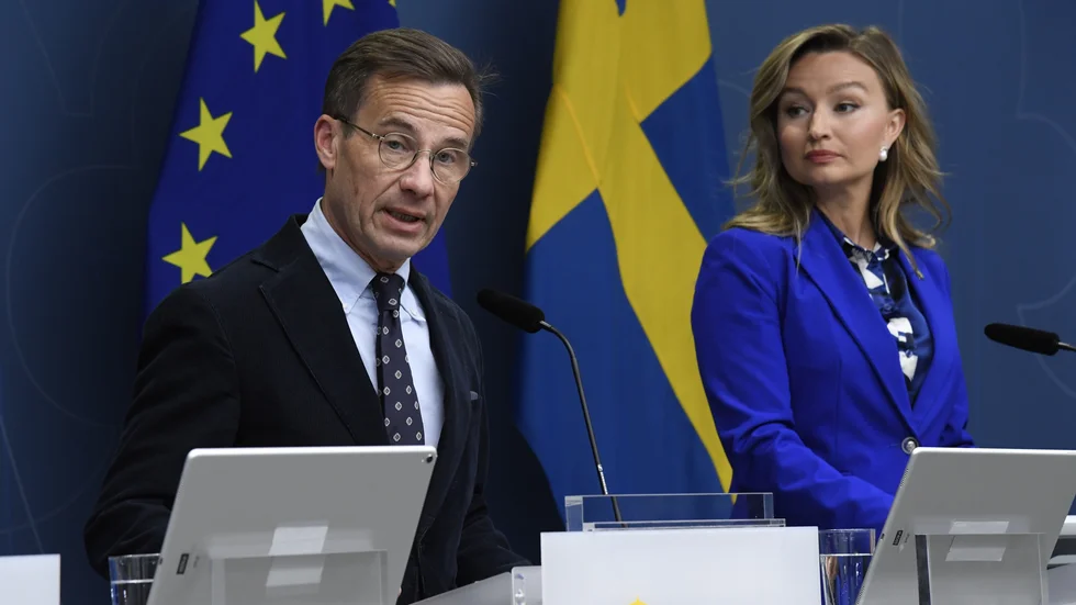 I maj i år höll regeringen, med statsminister Ulf Kristersson och energiminister Ebba Busch, presskonferens om mer vindkraft till havs.