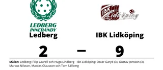 Storförlust för Ledberg hemma mot IBK Lidköping