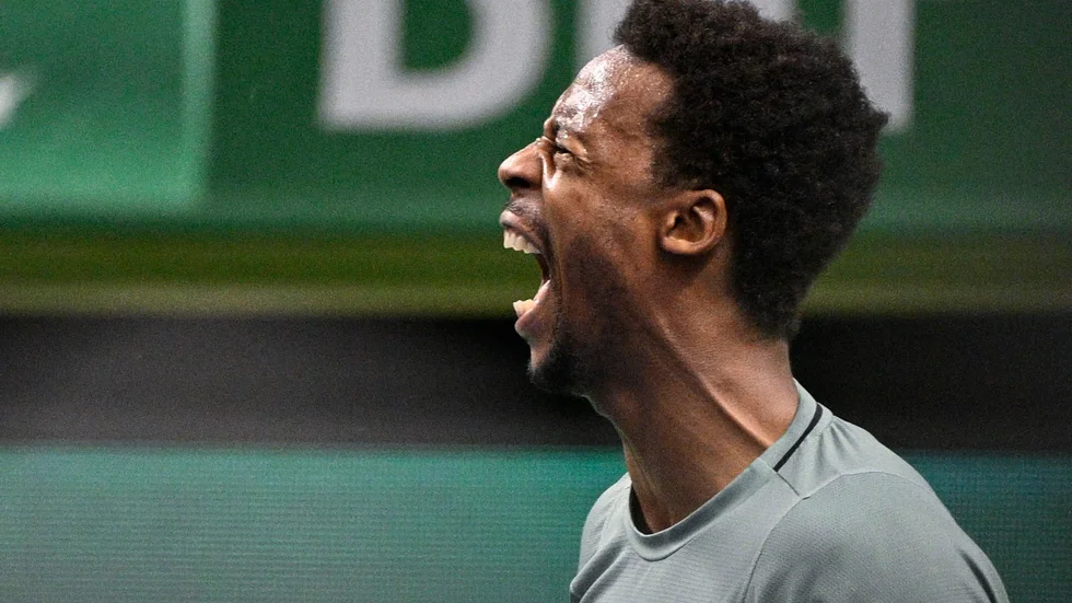 Veteranen Gael Monfils vände underläge och vann finalen i Nordic Open.