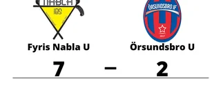 Storförlust för Örsundsbro U - 2-7 mot Fyris Nabla U