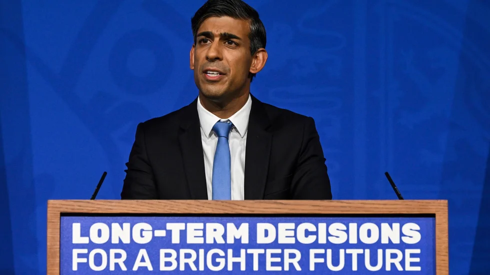 Storbritanniens premiärminister Rishi Sunak.