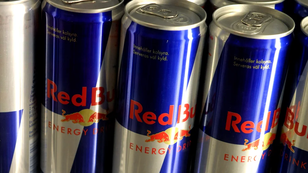 En 19-årig man har åtalats för att ha stulit en burk med energidrycken Redbull. 