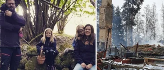 Familjens hus brann ned till grunden – dagen innan julafton 