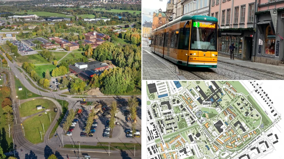 Det händer mycket i Sandtorp. Förutom husbyggnation ska spårvagnsspåren bytas ut och även dras om på en sträcka.