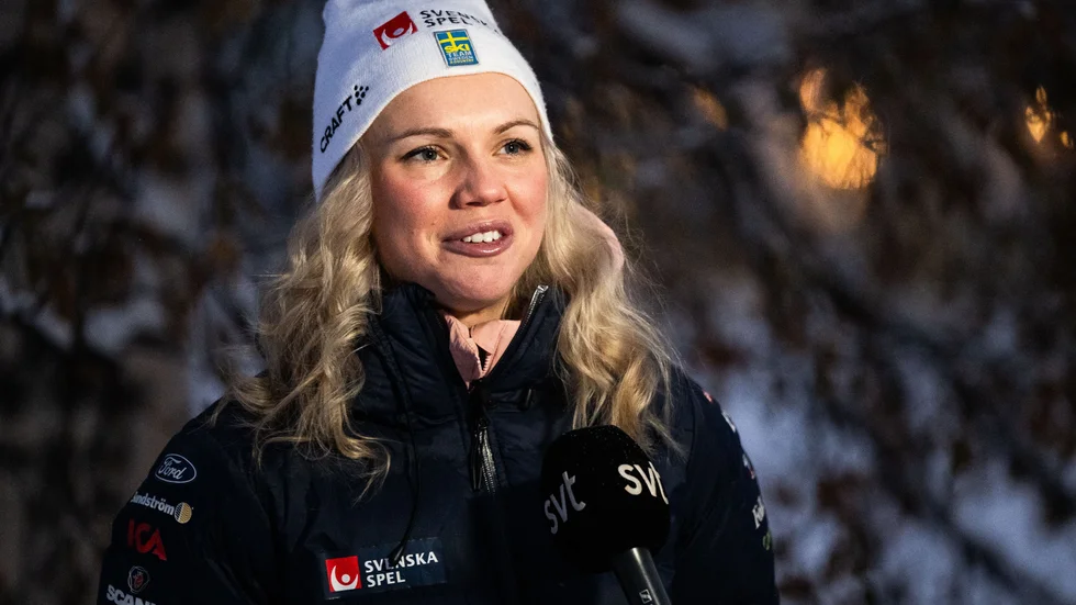 Emma Ribom står på startlinjen när världscupen körs i Gällivare.