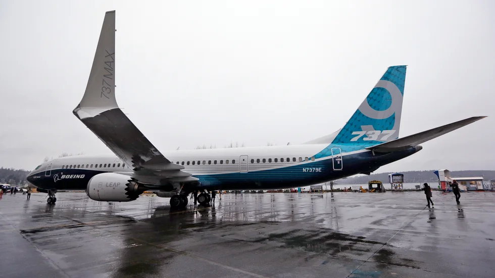 Boeings plan 737 Max 9 får inte flygas i USA efter olyckshändelsen. Arkivbild.