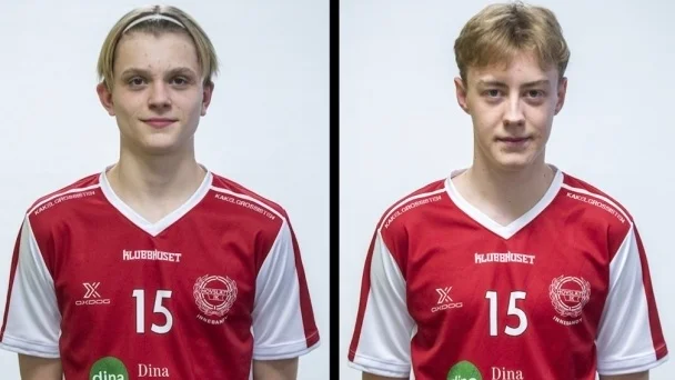 Viggo Mattsson och Vilgot Kronstrand spelar SM för distriktslag i Umeå.