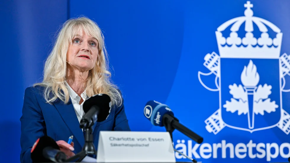 Säkerhetspolischef Charlotte von Essen. Arkivbild.