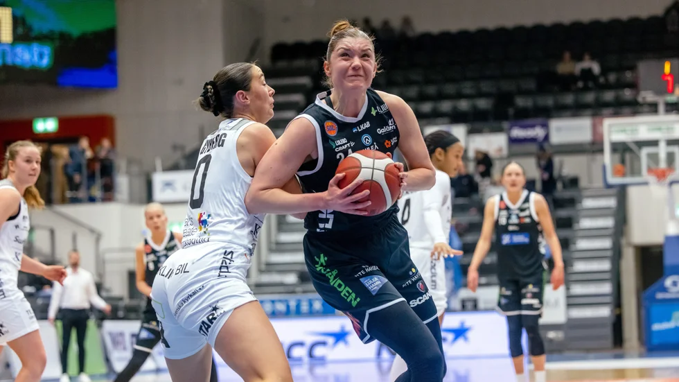 Josefin Vesterberg var en gigant i försvarsspelet när Luleå Basket slog Östersund på hemmaplan.