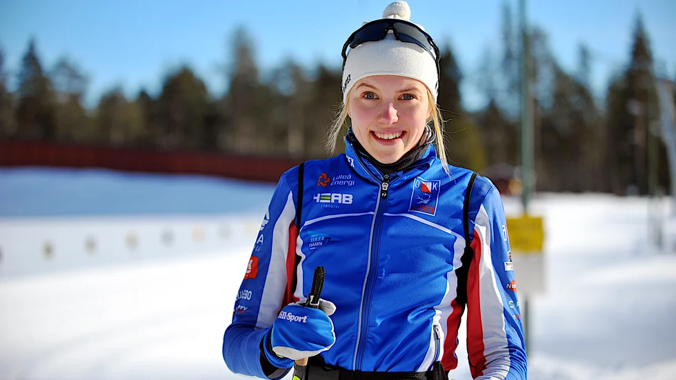 Hanna Lundberg hoppas på EM-uttagning i orientering.