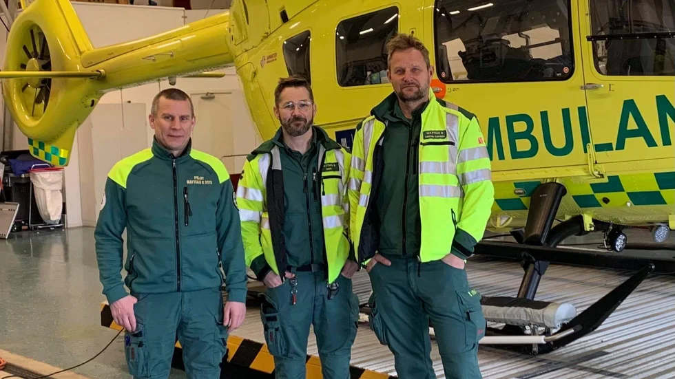 Tre uppsättningar Mattias tryggar gotlänningarnas ambulansflygningar på Mattiasdagen.