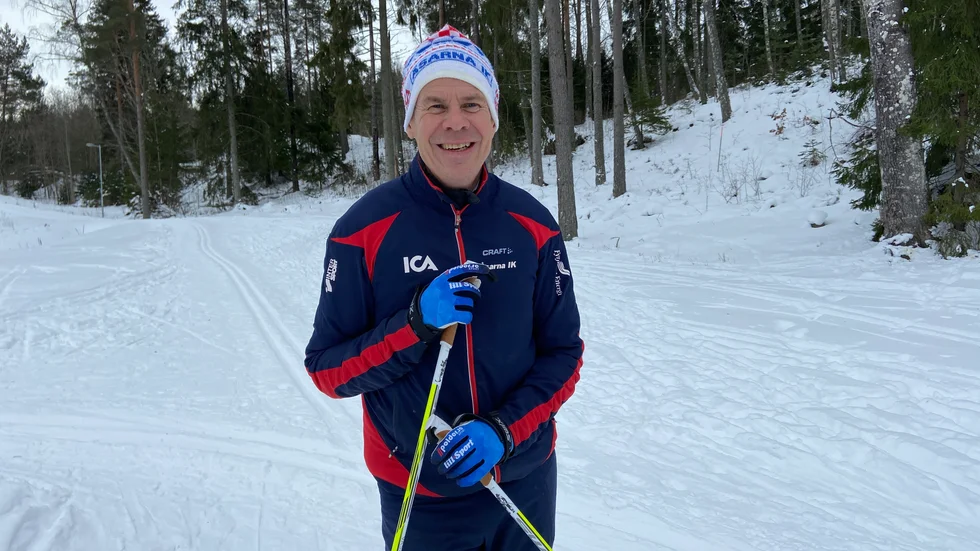 Hans Persson trivs i skidspåren. För 37 år sedan vann han Vasaloppet.